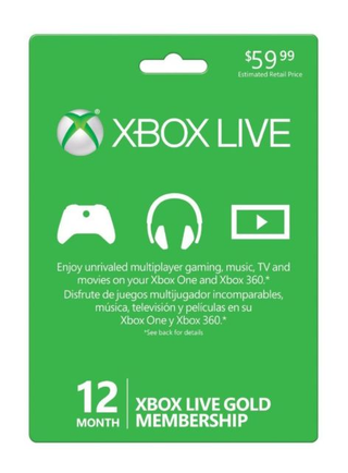Illustration for article titled XBOX Live 12-month Gold deal